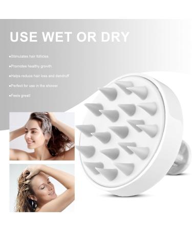 Gezimetie Root Comb Applicator Bottle with Scalp Massager Brush Comb 3PCS - White | Hair Coloring Dye and Scalp Treatment Tools - Buy Online on SooperMarket.com