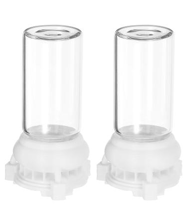 Yardwe 10ml Acrylic Mini Ant Water Feeder 2PCS Transparent Farm Ant Feeding Box Clear Ant Nest Micro Animal Liquid Feeder for Feeding Water Sugar