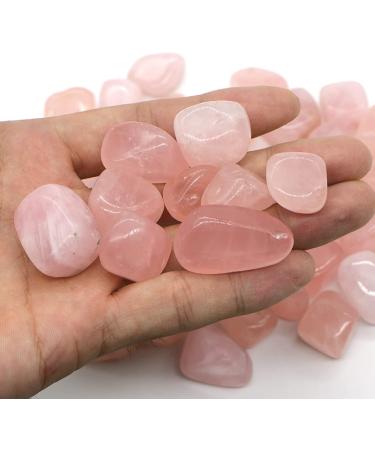 Natural Rose Quartz Crystals and Stones Tumbled Bulk Specime Stones Home Aquarium Decoration Gift - Buy Online on SooperMarket.com