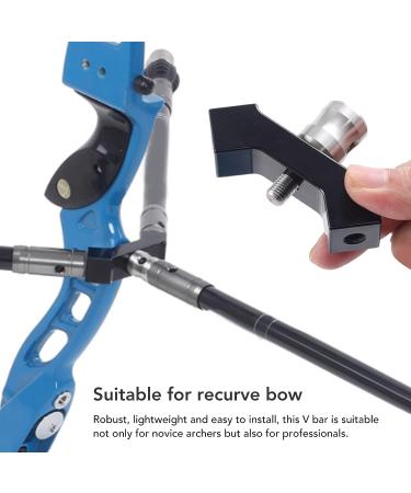Alomejor 40 Degree V Bar Bow Stabilizer for Recurve Bow - Arrow Hunting Accessories - Buy Online on SooperMarket.com