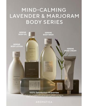 AROMATICA Serene Body Lotion - Lavender & Marjoram | Vegan Soothing Moisturizer for Normal to Dry Skin | Shea Butter 10.14oz / 300ml - Buy Online on SooperMarket.com