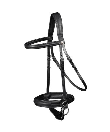WALDHAUSEN X-Line Bridle Bitless Supersoft Black Warmblood