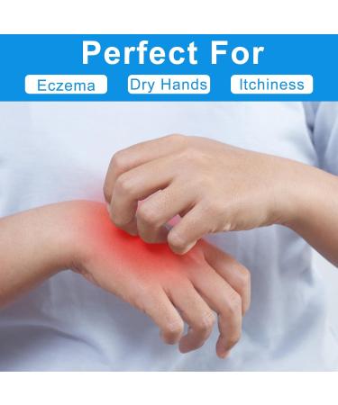 3 Pairs White Cotton Gloves for Dry Hands - Premium Moisturizing Gloves for Eczema & Overnight Use | Unisex Hand Protection for Jewelry & Coin Handling - Buy Online on SooperMarket.com