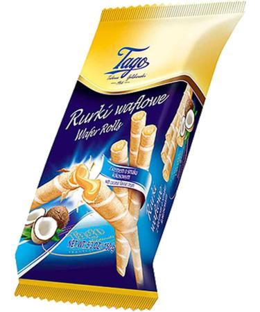 Tago Wafer Rolls Mixed Variety Packs - Cocoa Vanilla Nut & Coconut Cream 150g - Buy Online on SooperMarket.com