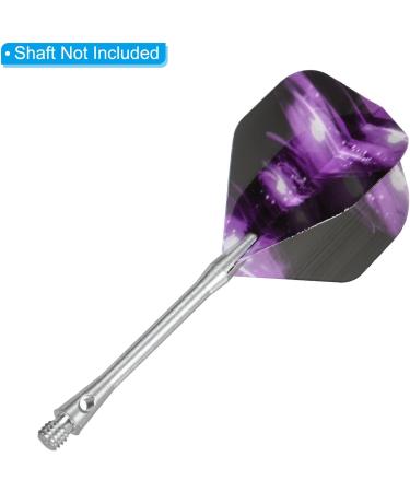 Pack of PATIKIL PET Standard Dart Flights in Black Purple - Steel Tip Dart Accessories - Buy Online on SooperMarket.com