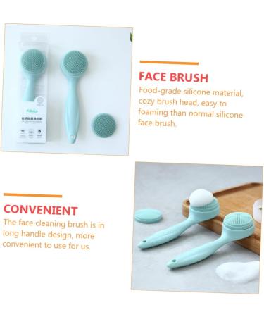 3 Sets Silicone Cleansing Brush - Manual Blackhead Removal & Facial Scrubber for Deep Clean & Massage - Buy Online on SooperMarket.com