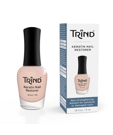 Trind Keratin Restorer, Nail Strengthener for Damaged Nails 9ml
