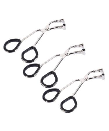 3 Sets Silicone Eyelash Curler Curling Tools Fake Eyelash Clamp Makeup Supplies Cosmetic Tool Fake Eyelash Supply Eyelash Tool Lash Curling Clips Makeup Tool Eyelash Clip Medium