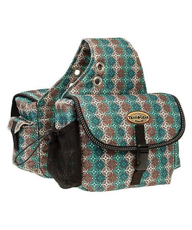 Weaver Leather Trail Gear Saddle Bag Turquoise