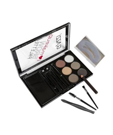 NOLITOY 1 Set Eyebrow Powder Set Girl Eyebrow Makeup Kit Girl Eyebrow Makeup Supplies Portable Mold Woman