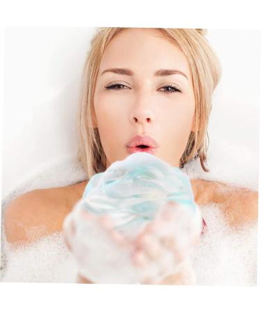3pcs Bath Ball Shower Poufs - Mesh Bubble Maker Scrubber | International Shipping - Buy Online on SooperMarket.com