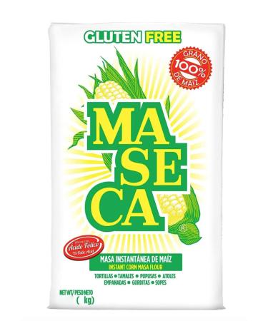 Maseca. White Corn Flour 1Kg (Masa Harina) - Imported Mexican Product