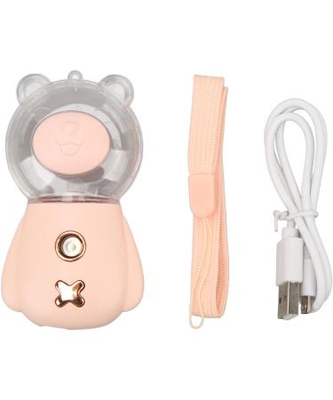 Nano Sprayer Cute Shape DC5V 300ML Moisturizing Skin Nano Mister Handheld 3 Minute Timing with Lanyard for Office Pink - Buy Online on SooperMarket.com