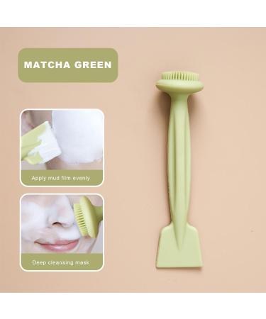 Virtcooy Silicone Face Brush | Mud Film Applicator Brush Reusable Double Head Silicone Face Washing Scrubber - Buy Online on SooperMarket.com