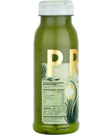 PRESS Healthfoods Kiwi Greens Chia Juice 250ml - Raw Cold Pressed Juice with Apple, Mango, Spinach, Kiwi, and Chia Seeds - Buy Online on SooperMarket.com