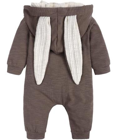 Kids Tales Newborn Baby Winter Warm Rabbit Ear Hooded Romper 12-18 Months - Color 02 - Buy Online on SooperMarket.com