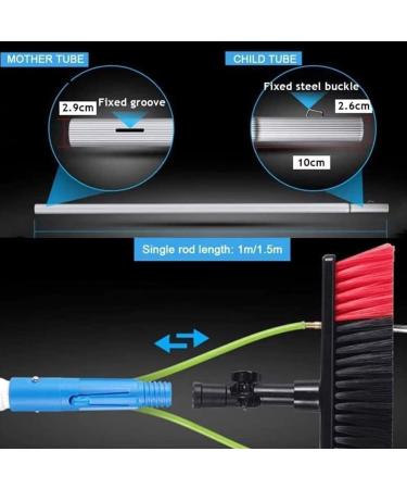 Window Cleaning Pole/Water Fed Telesbrush/Extendable Cleaner Conservatory Roof for Photovoltaic Panel Cleaningtrucks Windows 9M/10M Pole 35cm Brush Head 4M/13FT - Buy Online on SooperMarket.com