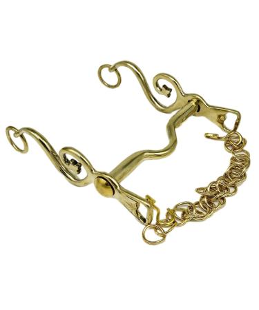 Kandare Spanish Baroque Portugi Show 12.5 14.5 15.5 16.5 gold or silver colors Tysons including chin chain (13.5 gold colors) 13.5 gold colors