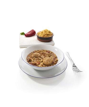 Moroccan Style Meatballs Bulgur Wheat and Couscous High Protein Ready Meal Meatballs 1