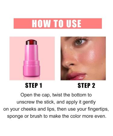 Buy Milk Jelly Blush Stick | 0.18 Oz Cooling Water Tint for Lips & Cheeks | Long-lasting Color | International Shipping - Buy Online on SooperMarket.com