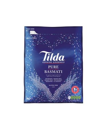 Tilda Pure Basmati Rice 5kg 5 kg (Pack of 1)