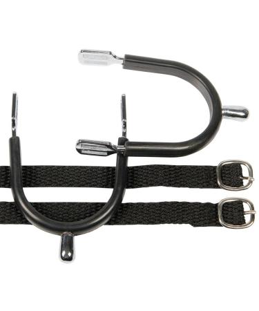 Ball spurs chrome-plated / rubber with strap D 30
