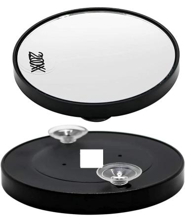 ARAZO 20X Magnifying Mirror - Professional Pocket Vanity for Eye Makeup and Eyebrow Tweezing - Buy Online on SooperMarket.com