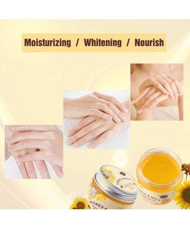 50G Hand Moisturizing Mask - Milk & Honey Exfoliating Treatment for Dry Cracked Hands | Repair Rough Skin | Unisex Hand Care - Buy Online on SooperMarket.com