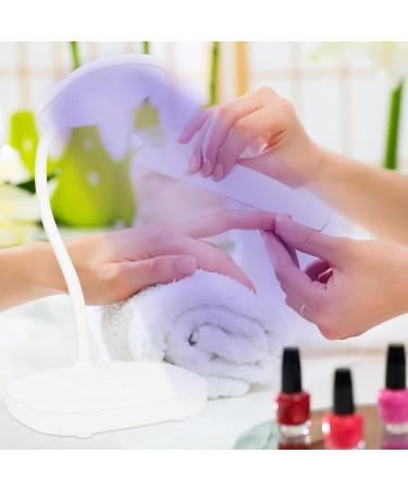 Aceshop Mini LED Nail Lamp - Portable 12W Quick Dry Gel Polish Curing Lamp | 60s USB Timer | 360 Rotatable Design - Home DIY Salon Manicure - Buy Online on SooperMarket.com