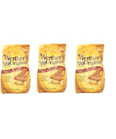 Werthers Original Hard qGWLot 3 Pack (34.0-Ounce Bag)