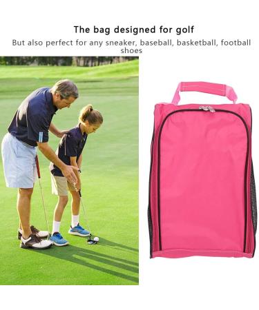 Wallfire Golf Shoe Bag - Breathable Nylon Pink Shoe Storage Organizer - Buy Online on SooperMarket.com