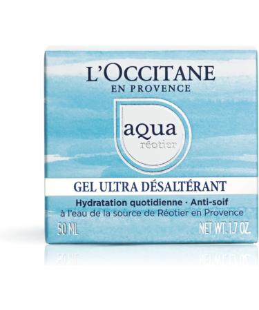 L'OCCITANE Aqua R otier Ultra Thirst-Quenching Gel 50ml | Vegan & 98% Readily Biodegradable | Enriched with Macro Hyaluronic Acid | Clean & Luxury Beauty Skincare for All Skin Types - Buy Online on SooperMarket.com