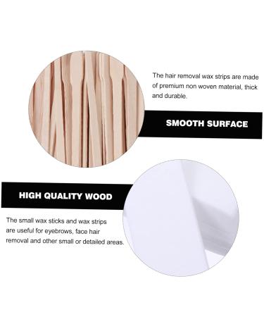 Buy Beavorty 800pcs Disposable Beauty Bar Spatula - Flat Head Stencil Tool Natural Birch Wax Applicators - Ideal for Beauty Treatments & Spa Supplies - Buy Online on SooperMarket.com