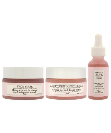 Radiant Renewal Skincare Trio by the Balm - 3 Pc Face Mask Night Cream & Serum for Women | Shop Internationally - Buy Online on SooperMarket.com