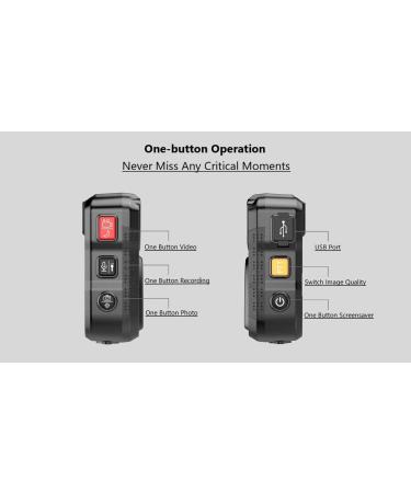 PatrolMaster 1296P UHD Body Camera with Audio 128GB | 2 Display | Night Vision | Waterproof & Shockproof | Compact Design - Police Camera - Buy Online on SooperMarket.com