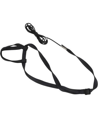 Buy Psopp Bird Dishes & Leash for Parrots | Adjustable PAPPAGES-FREILLEINE for Grayka Cadu Black L - International Shipping - Buy Online on SooperMarket.com