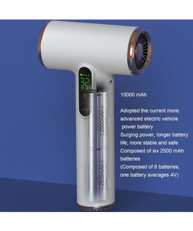 Cordless Hair Dryer USB Rechargeable Fast Drying Portable Blow Dryer with 15000mAh Battery Capacity for Dormitory Travel Outdoor - Buy Online on SooperMarket.com