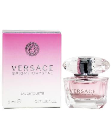 Versace. Bright Crystal Eau de Toilette Mini for Women 0.17 Ounce (Pack of 2) Floral 0.17 Fl Oz (Pack of 2) - Buy Online on SooperMarket.com
