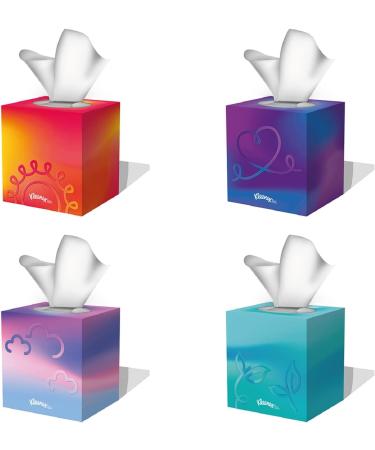 Kleenex Facial Tissue Boxes - 3-Ply Collection Cubes 12x48 Tissues for Daily Use | International Shipping Available - Buy Online on SooperMarket.com