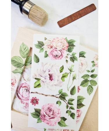 Redesign Decor Transfers- Delicate Roses 6x12 | Valentine's Day & Easter Decor | Kids & Mother's Day Gift - Buy Online on SooperMarket.com