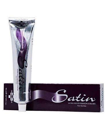SATIN Hair Color Developlus Ultra Vivid Fashion Colors (with Sleek Applicator Brush) ALOE VERA BASE Low Ammonia Cream Haircolor Dye (5N Light Brown)