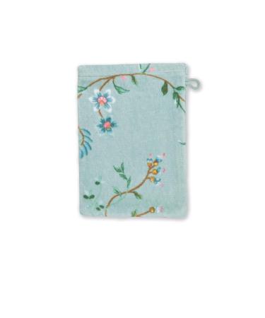 PiP Studio W Washcloth Les Fleurs Blue UV UV 16x22 Wash mitt 16 x 22 cm