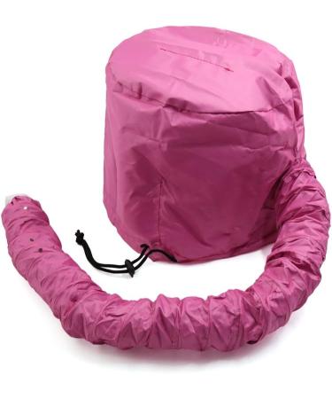 Ruilogod Rose Red Portable Hair Quick Drying Cap Salon Bonnet Blow Dryer Connect Hat - Buy Online on SooperMarket.com