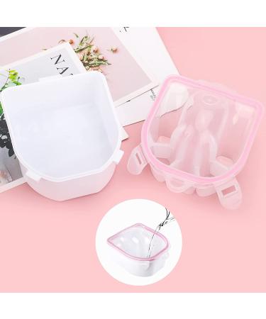 Nail Soaking Bowl Set with Cuticle Remover and Stainless Steel Peeler - 2PC Gel Polish Remover Kit for Manicure and Nail Art - Buy Online on SooperMarket.com