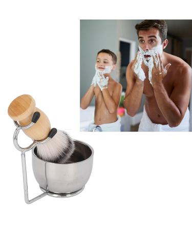 Ankroyu 3-in-1 Razor Brush Set | Stainless Steel Beard Soap Peel & Manual Razor Tool for Men - Buy Online on SooperMarket.com