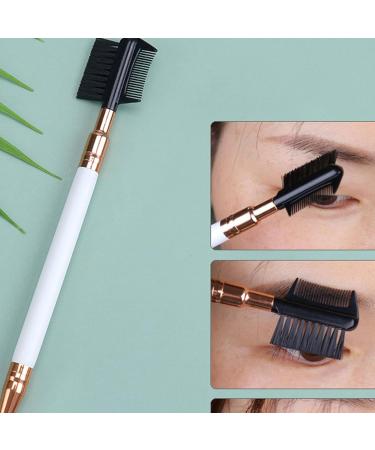 Double Head Eyebrow Comb & Lash Brush - Multifunction Makeup Tool for Perfect Eyebrows & Lashes - International Shipping Available - Buy Online on SooperMarket.com