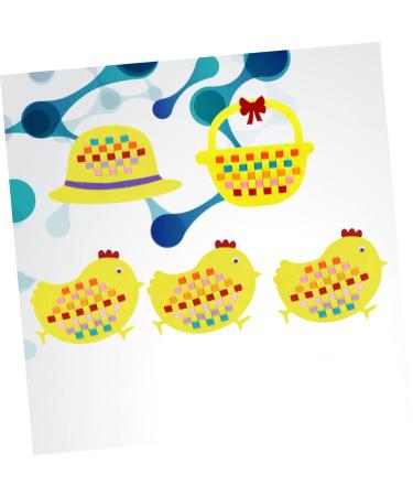 Amosfun 5pcs Chicken Shaped Tobots Toys for Easter Party - Educational Baby Toy Gift - Buy Online on SooperMarket.com