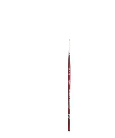 Princeton Velvetouch Artiste  Mixed-Media Brush for Acrylic  Watercolor & Oil  Series 3950 Spotter Luxury Synthetic  Size 18/0