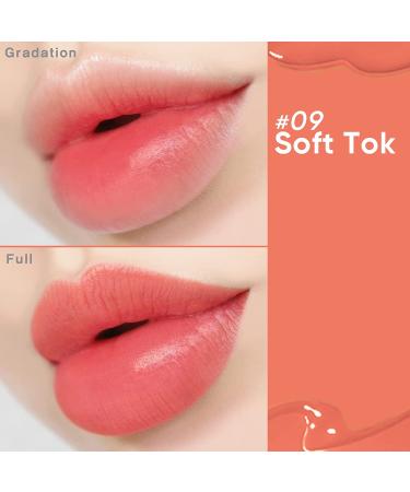COLORGRAM Thunderbolt Tint Lacquer - 09 Soft Tok | Moisturizing High Pigment Lip Stain with Argan Oil - Long-Lasting & Weightless Formula - 0.2 fl.oz - Buy Online on SooperMarket.com