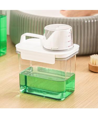 Cabilock Washing Powder Box Plastic Detergent Storage Detergent Dispenser Washing Powder Box Household Laundry Box Washing Powder Washing Powder Can Storage Box for Household Laundry Detergent 1.1 L - Buy Online on SooperMarket.com
